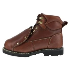Men's Iron Age 6" Ground Breaker Met Guard Steel Toe Boots -Work Shoe Store 3 650 iron age 6 ground breaker met guard steel toe brown