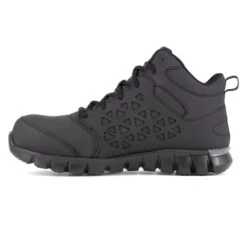 Men's Reebok 6" Sublite Cushion Work Composite Toe Boots -Work Shoe Store 3 650 reebok 6 sublite cushion work composite toe boots black
