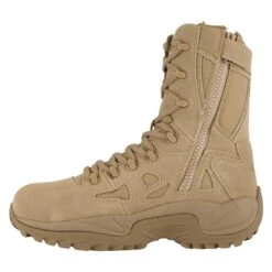Men's Reebok 8" Rapid Response RB Composite Toe Side-Zip Boots -Work Shoe Store 3 650 reebok 8 rapid response rb composite toe side zip desert tan1