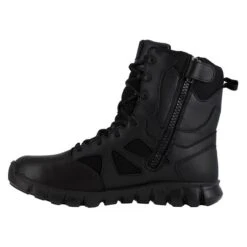 Men's Reebok 8" Sublite Cushion Tactical Side-Zip Waterproof Boots -Work Shoe Store 3 650 reebok 8 sublite cushion tactical side zip waterproof black