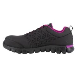 Women's Reebok Sublite Cushion Work Composite Toe Boots -Work Shoe Store 3 650 reebok sublite cushion work composite toe boots black pink