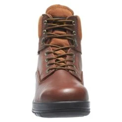 Men's Wolverine 6" Durashocks Steel Toe Boots -Work Shoe Store 3 650 wolverine 6 durashocks steel toe brown