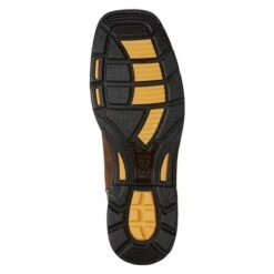 Men's Ariat 11" Workhog Wellington H2O Composite Toe Waterproof Boots -Work Shoe Store 4 650 ariat 11 workhog wellington h2o composite toe waterproof oily distressed brown