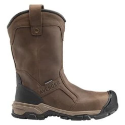 Men's Avenger Ripsaw Wellington Alloy Toe Waterproof Boots -Work Shoe Store 4 650 avenger ripsaw wellington alloy toe waterproof boots brown