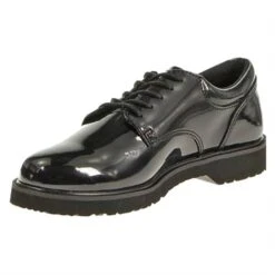 Men's Bates High Gloss Duty Oxford -Work Shoe Store 4 650 bates high gloss duty oxford black1