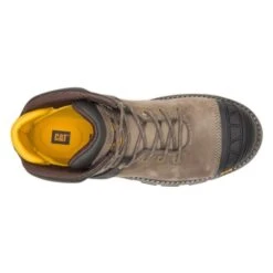 Men's CAT Excavator Superlite Nano Toe Waterproof Boots -Work Shoe Store 4 650 cat excavator superlite nano toe waterproof boots bungee cord