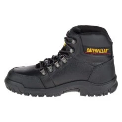 Men's CAT Outline Steel Toe Boots -Work Shoe Store 4 650 cat outline steel toe black