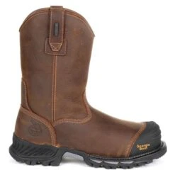 Men's Georgia 10" Rumbler Pull-On Composite Toe Waterproof Boots 11 Men's Georgia 10" Rumbler Pull-On Composite Toe Waterproof Boots -Work Shoe Store 4 650 georgia 10 rumbler pull on composite toe waterproof brown