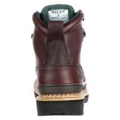 Men's Georgia 6" Giant Steel Toe Boots -Work Shoe Store 4 650 georgia 6 giant steel toe soggy brown1