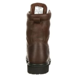 Men's Georgia 8" Low-Heel Logger Steel Toe Waterproof Boots -Work Shoe Store 4 650 georgia 8 low heel logger steel toe waterproof tumbled chocolate