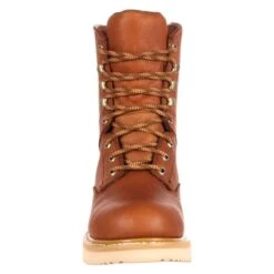 Men's Georgia 8" Wedge Boots -Work Shoe Store 4 650 georgia 8 wedge barracuda gold