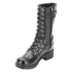 Women's Harley Davidson Footwear Eda Side-Zip Boots -Work Shoe Store 4 650 harley davidson footwear eda side zip black