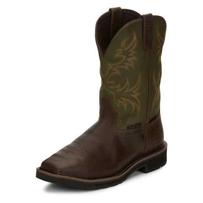 Men's Justin Original Work Boots 11" Keavan Met Guard Steel Toe Waterproof 5 Men's Justin Original Work Boots 11" Keavan Met Guard Steel Toe Waterproof - Image 5