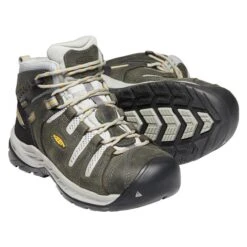 Women's Keen Utility Flint II MID Steel Toe Waterproof Boots -Work Shoe Store 4 650 keen utility flint ii mid steel toe waterproof boots magnet vapor