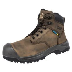 Men's Puma Safety 6" Granite HD MT Composite Toe Waterproof Boots -Work Shoe Store 4 650 puma safety 6 granite hd mt composite toe waterproof boots brown