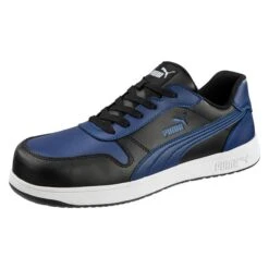 Men's Puma Safety Frontcourt Composite Toe ESD -Work Shoe Store 4 650 puma safety frontcourt composite toe esd blue black
