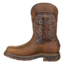 Men's Rocky Iron Skull Composite Toe Waterproof Boots -Work Shoe Store 4 650 rocky iron skull composite toe waterproof brown