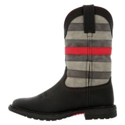 Women's Rocky Red Line Western Boots -Work Shoe Store 4 650 rocky red line western boots black1