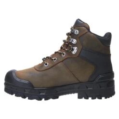 Men's Wolverine 6" Warrior Met Guard Waterproof Boots -Work Shoe Store 4 650 wolverine 6 warrior met guard waterproof boots dark coffee