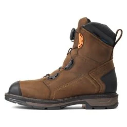 Men's Ariat 8" Workhog XT BOA Composite Toe Waterproof Boots -Work Shoe Store 5 650 ariat 8 workhog xt boa composite toe waterproof boots chocolate brown