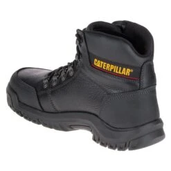 Men's CAT Outline Steel Toe Boots -Work Shoe Store 5 650 cat outline steel toe black