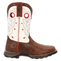 Women's Durango Maverick Steel Toe Waterproof Western Work Boots -Work Shoe Store 5 650 durango maverick steel toe waterproof western work boots sable brown white
