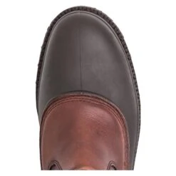 Men's Georgia 11" Mud Dog Comfort Core Pull-On Steel Toe Boots -Work Shoe Store 5 650 georgia 11 mud dog comfort core pull on steel toe soggy brown