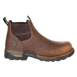 Men's Georgia Eagle One Chelsea Steel Toe Waterproof Work Boots -Work Shoe Store 5 650 georgia eagle one chelsea steel toe waterproof work boots brown