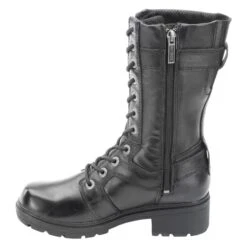 Women's Harley Davidson Footwear Eda Side-Zip Boots -Work Shoe Store 5 650 harley davidson footwear eda side zip black
