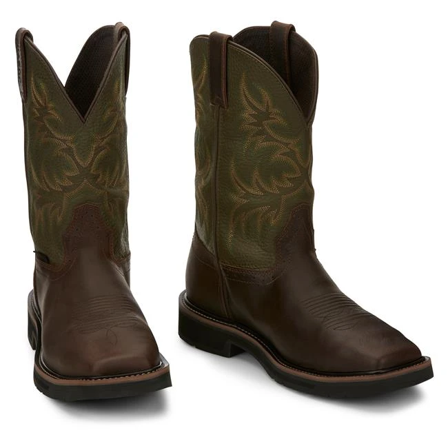 Men's Justin Original Work Boots 11" Keavan Met Guard Steel Toe Waterproof 6 Men's Justin Original Work Boots 11" Keavan Met Guard Steel Toe Waterproof - Image 6