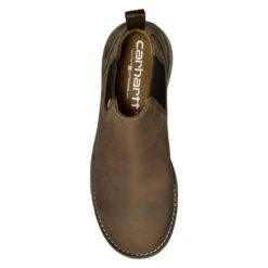 Men's Carhartt 4" Millbrook Romeo Wedge Boots -Work Shoe Store 6 1001 carhartt 4 millbrook romeo wedge boots brown