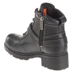 Women's Harley Davidson Tegan Side-Zip Boots -Work Shoe Store 6 650 harley davidson tegan side zip black