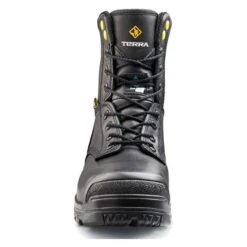 Men's Terra 8" Paladin Internal Met Guard 200G Composite Toe Waterproof Boots -Work Shoe Store 6 650 terra 8 paladin internal met guard 200g composite toe waterproof boots black