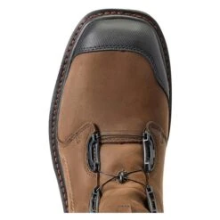 Men's Ariat 8" Workhog XT BOA Composite Toe Waterproof Boots -Work Shoe Store 7 650 ariat 8 workhog xt boa composite toe waterproof boots chocolate brown