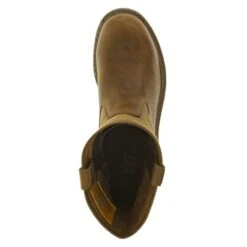 Women's CAT Revolver Steel Toe Boots -Work Shoe Store 8 650 cat revolver steel toe dark beige