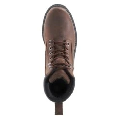 Men's Wolverine Floorhand Steel Toe Waterproof Boots -Work Shoe Store 9 650 wolverine floorhand steel toe waterproof dark brown